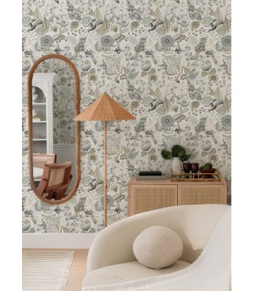 4135-12806 - Whimsy Neutral Fauna Wallpaper-Whimsy