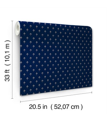 MF4776 - Charm Navy Wallpaper- Magnolia Home 4