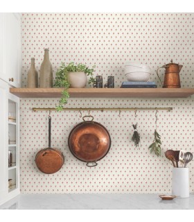 MF4771 - Charm Red Wallpaper- Magnolia Home 4