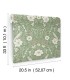 MF4747 - Colette Bright Green Wallpaper- Magnolia Home 4