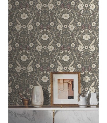 MF4743 - Colette Charcoal Wallpaper- Magnolia Home 4
