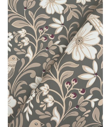 MF4743 - Colette Charcoal Wallpaper- Magnolia Home 4