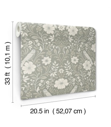 MF4746 - Colette Grey Wallpaper- Magnolia Home 4