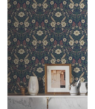 MF4745 - Colette Navy Wallpaper- Magnolia Home 4