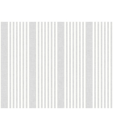 SR1582MH - French Arctic Grey Linen Stripe Wallpaper- Magnolia Home 4