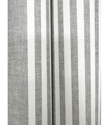 SR1586MH - French Charcoal Linen Stripe Wallpaper- Magnolia Home 4