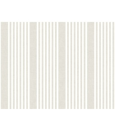 SR1581MH - French Soft Linen Stripe Wallpaper- Magnolia Home 4