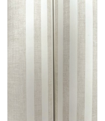 SR1581MH - French Soft Linen Stripe Wallpaper- Magnolia Home 4