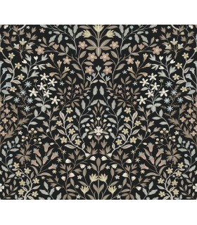 MF4725 - Garden Black & Neutral Terrace Wallpaper- Magnolia Home 4