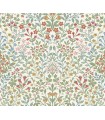 MF4726 - Garden White & Multicolor Terrace Wallpaper- Magnolia Home 4