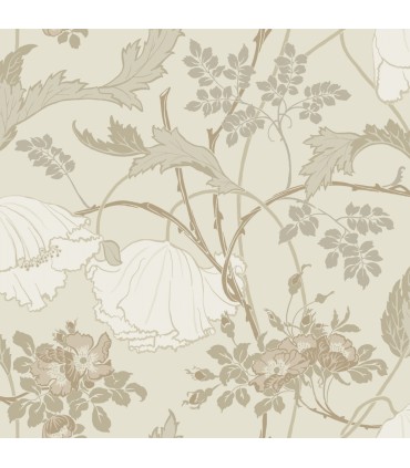 MF4752 - Gwendolyn Neutral & Coral Wallpaper- Magnolia Home 4
