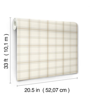 MF4793 - Hunter Neutral Wallpaper- Magnolia Home 4