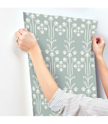 MF4806 - Lydia Blue Wallpaper- Magnolia Home 4