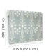 MF4806 - Lydia Blue Wallpaper- Magnolia Home 4