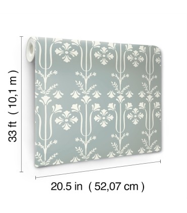 MF4806 - Lydia Blue Wallpaper- Magnolia Home 4