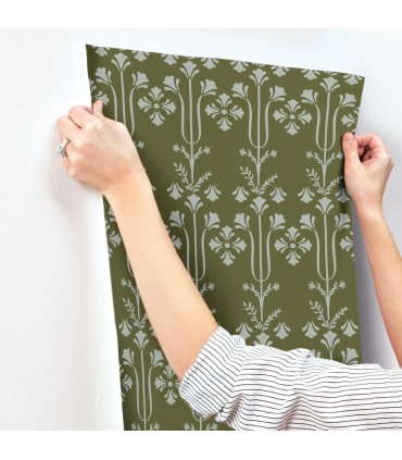 MF4801 - Lydia Moss Wallpaper- Magnolia Home 4