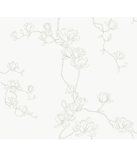 MF4732 - Magnolia Beige Branches Wallpaper- Magnolia Home 4