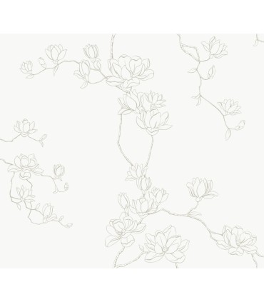 MF4732 - Magnolia Beige Branches Wallpaper- Magnolia Home 4