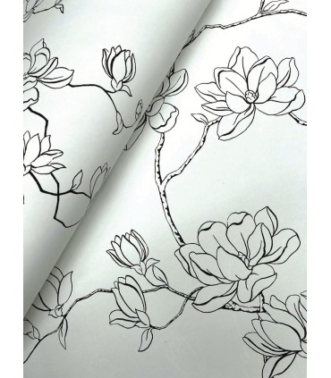 MF4731 - Magnolia Black Branches Wallpaper- Magnolia Home 4