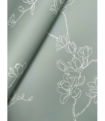 MF4734 - Magnolia Eucalyptus Branches Wallpaper- Magnolia Home 4