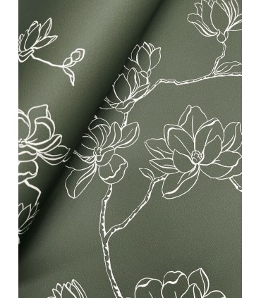 MF4735 - Magnolia Pine Branches Wallpaper- Magnolia Home 4
