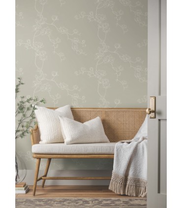MF4736 - Magnolia Taupe Branches Wallpaper- Magnolia Home 4