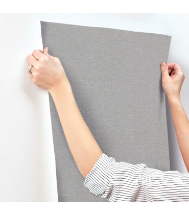 MF4706MH - Paper Light Blue Yarn Wallpaper- Magnolia Home 4