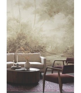 MF4807M - Woodland Sepia Wall Mural-Magnolia Home 4