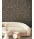 FM1004 - Gilded Plume Black Wallpaper-Formations by York