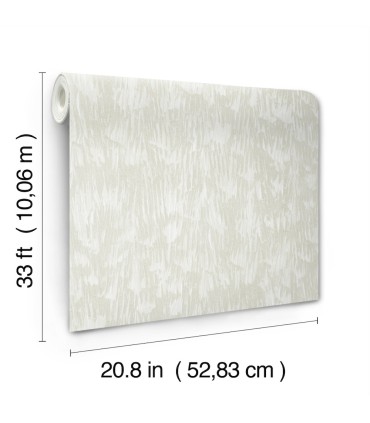 FM1002 - Gilded Plume Light Cream Wallpaper-Formations by York