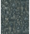 FM1001 - Gilded Plume Teal Wallpaper-Formations by York
