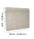 FM1003 - Gilded Plume Warm Grey Wallpaper-Formations by York