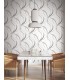 FM1092 - Ink Flow Black & Cocoa Wallpaper-Formations by York