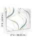 FM1095 - Ink Flow Green Wallpaper-Formations by York