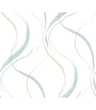 FM1094 - Ink Flow Seaglass Wallpaper-Formations by York