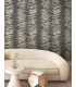 FM1042 - Leaf Column Black Wallpaper-Formations by York