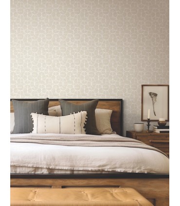FM1103 - Looking Glass Beige Wallpaper-Formations by York
