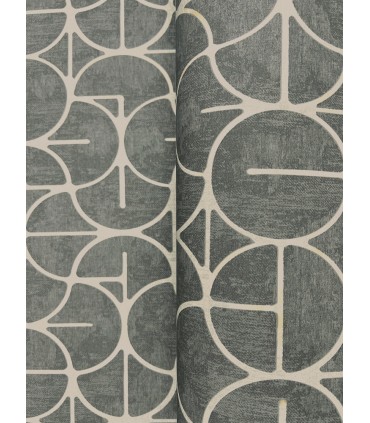 FM1104 - Looking Glass Charcoal Wallpaper-Formations by York