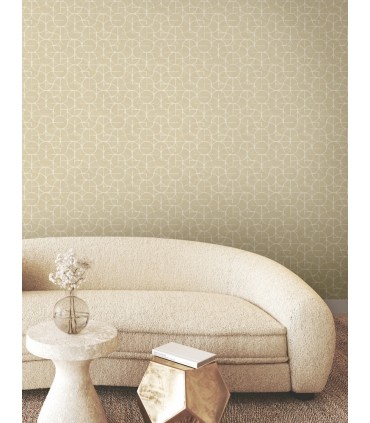 FM1101 - Looking Glass Straw Wallpaper-Formations by York