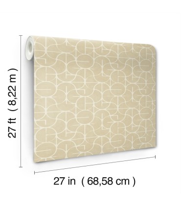 FM1101 - Looking Glass Straw Wallpaper-Formations by York