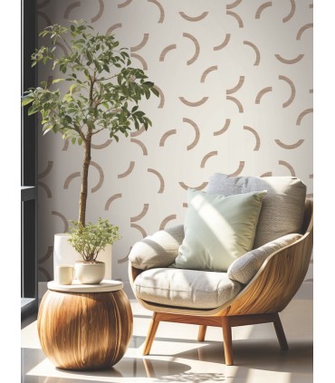 FM1024 - Lunula Clay Wallpaper-Formations by York