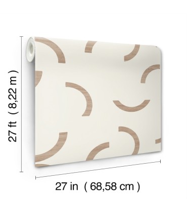FM1024 - Lunula Clay Wallpaper-Formations by York