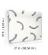 FM1023 - Lunula Navy Wallpaper-Formations by York
