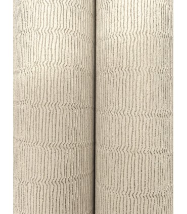 FM1013 - Tectonic Texture Almond & Silver Wallpaper-Formations by York