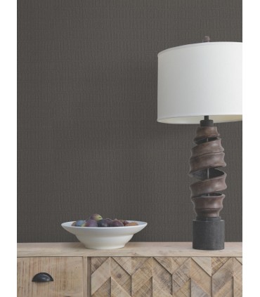 FM1011 - Tectonic Texture Black & Silver Wallpaper-Formations by York