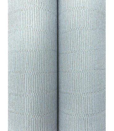 FM1015 - Tectonic Texture Blue & Silver Wallpaper-Formations by York