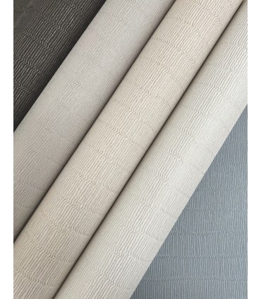 FM1012 - Tectonic Texture White & Silver Wallpaper-Formations by York