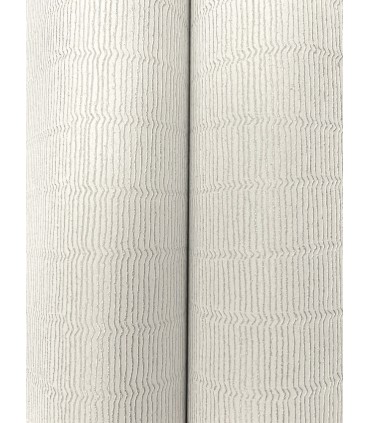 FM1012 - Tectonic Texture White & Silver Wallpaper-Formations by York