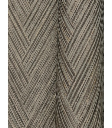 FM1051 - Thatched Chevron Charcoal Wallpaper-Formations by York