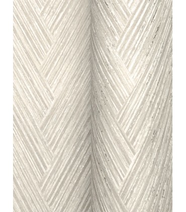 FM1052 - Thatched Chevron Light Neutral Wallpaper-Formations by York